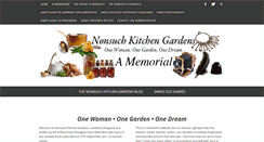 Desktop Screenshot of nonsuchkitchengardens.com