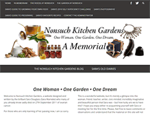 Tablet Screenshot of nonsuchkitchengardens.com